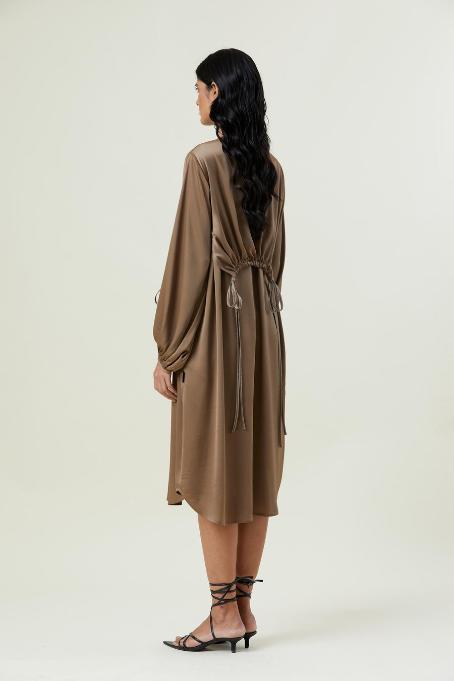 ‘AYLA’ OVERLAY EMBELLISHED DRESS - Kanika Goyal Label