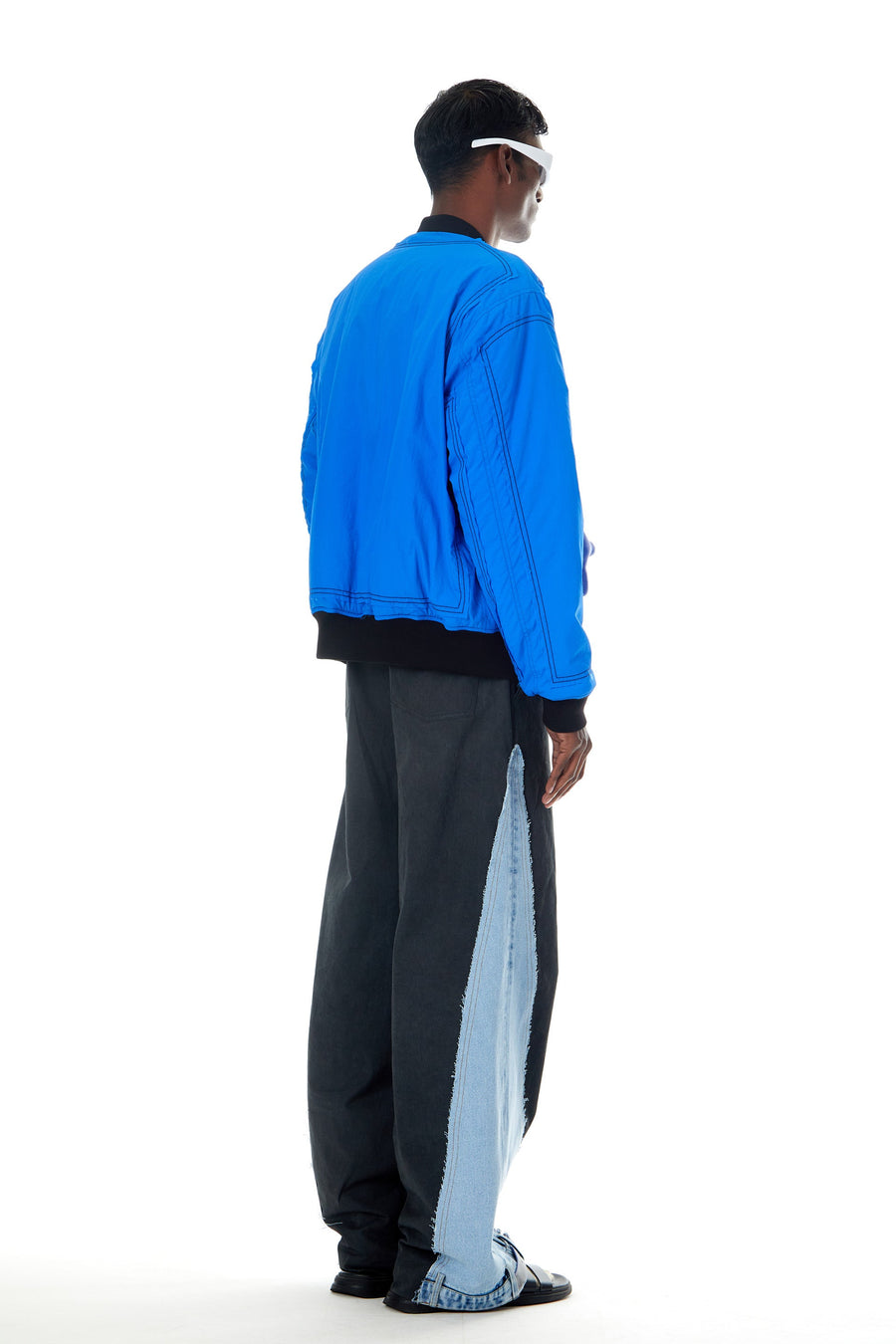 Two-Tone Hybrid Pants - Kanika Goyal Label