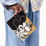 WIRE WALTZ' LEATHER ZIP POUCH