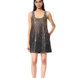 DIAMANTE' EMBELLISHED DRESS