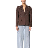 SOLSHADOW' EMBELLISHED BLAZER