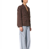 SOLSHADOW' EMBELLISHED BLAZER