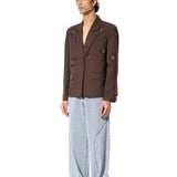 SOLSHADOW' EMBELLISHED BLAZER