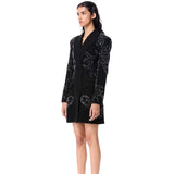 FIERY BLOOM BLAZER DRESS