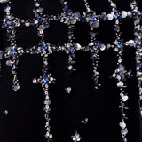 BLEU FRAY EMBELLISHED DRESS