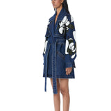 ‘WARPED VINE’ Embellished Trench