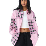 ‘TAFFY’ Grid - Blocked Shirt