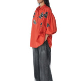 ‘SOLEIL' Denim Appliquè Shirt