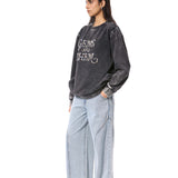 GEMS OVER THEM' EMBELLISHED SWEATSHIRT
