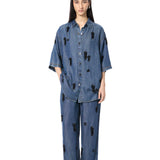 ELIX' EMBELLISHED DENIM SHIRT