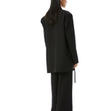 Obsidian Front Tie-Up Blazer
