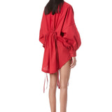 Iris' Hand-Embellished Shirt Dress