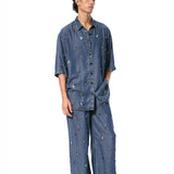 DUSKEI' EMBELLISHED DENIM PANTS