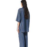 DUSKEI' EMBELLISHED DENIM PANTS
