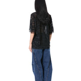 CRISSEL' EMBELLISHED TOP