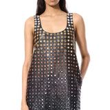 DIAMANTE' EMBELLISHED DRESS