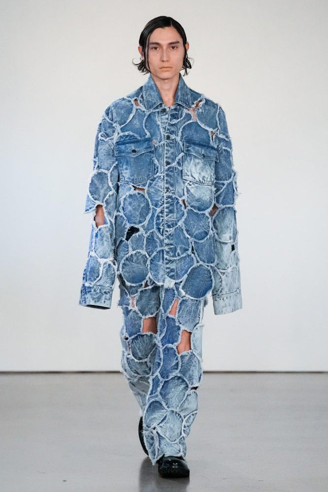 ‘LYSETHIA’ DENIM TRENCH