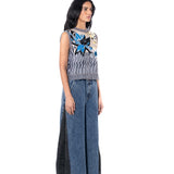 LUCID NOON' EMBELLISHED TOP