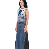 LUCID NOON' EMBELLISHED TOP