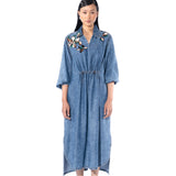 EMBERFLOR' DENIM DRESS