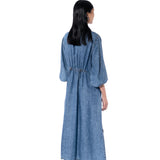 EMBERFLOR' DENIM DRESS