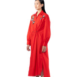 EMBERFLOR' MIDI DRESS