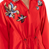 EMBERFLOR' MIDI DRESS