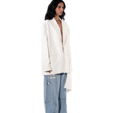 ARCANE' EMBELLISHED DENIM PANTS