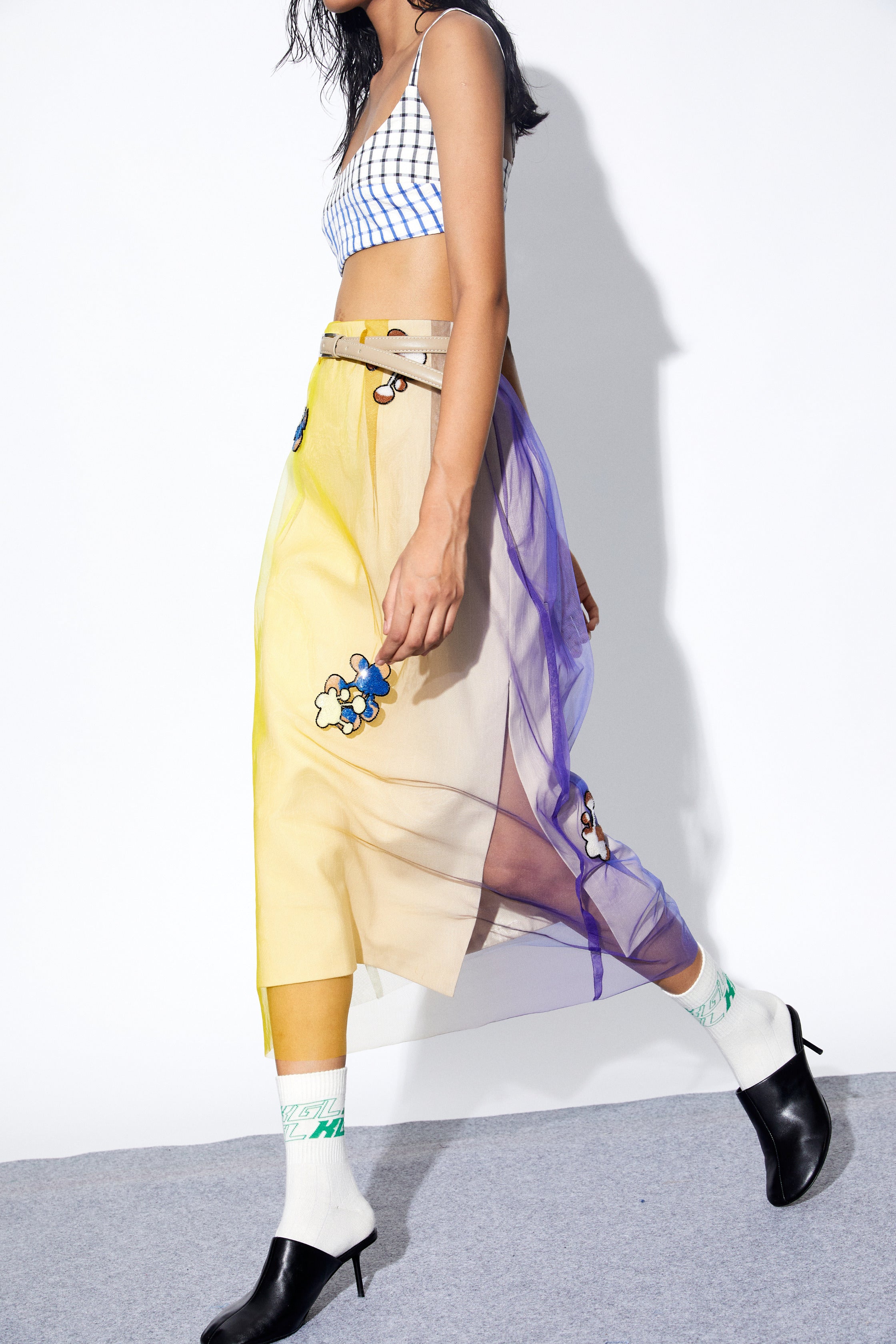 ‘LYSETHIA’ DENIM TRENCH