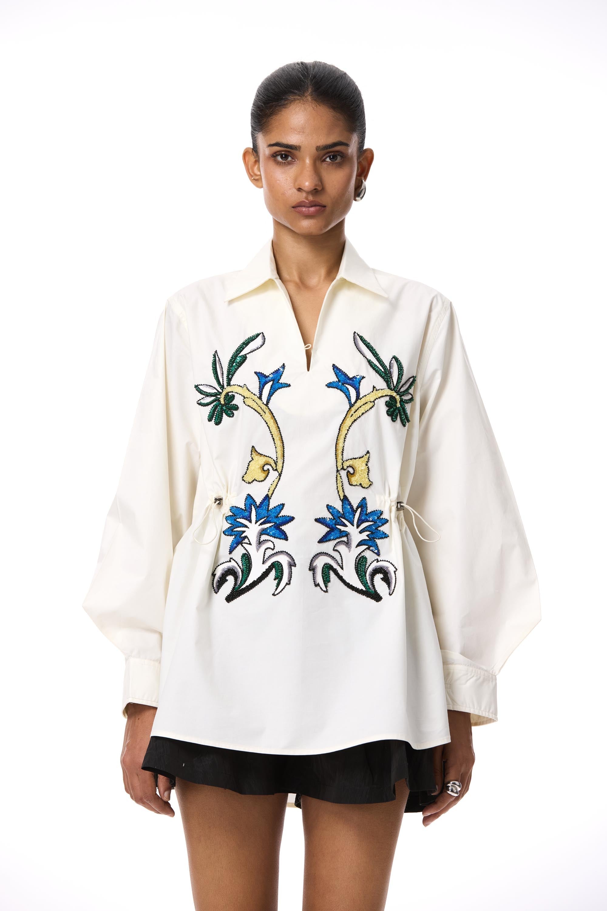 'AIKO' EMBELLISHED TOP - Kanika Goyal Label
