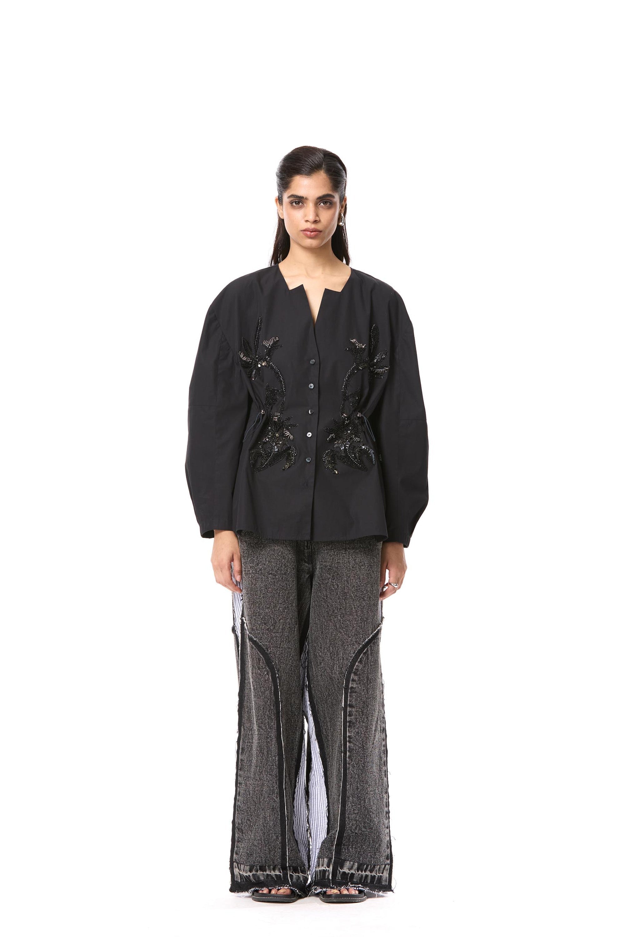 'AIKO' EMBELLISHED TOP - Kanika Goyal Label