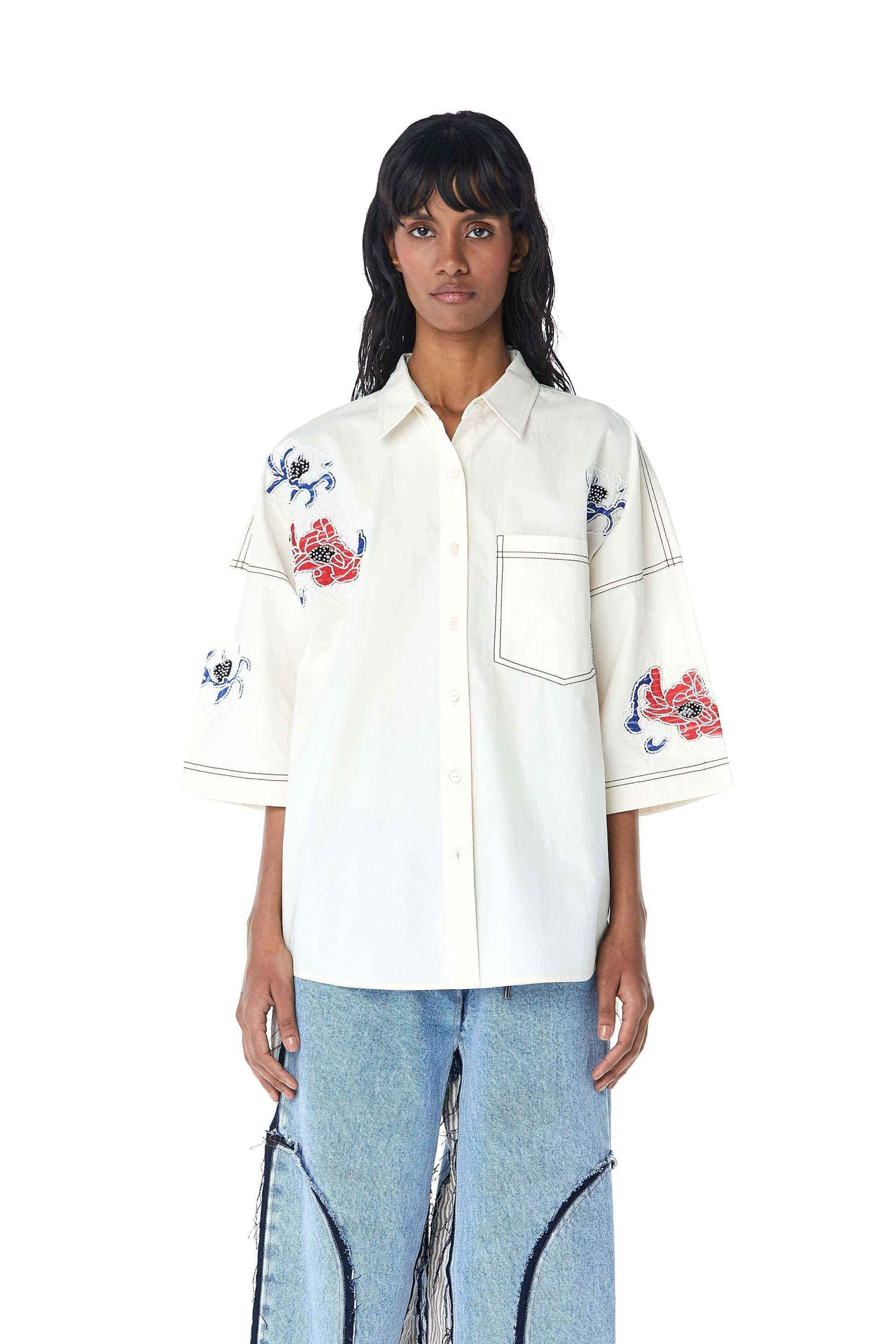 ‘AMARA' Embellished Shirt - Kanika Goyal Label