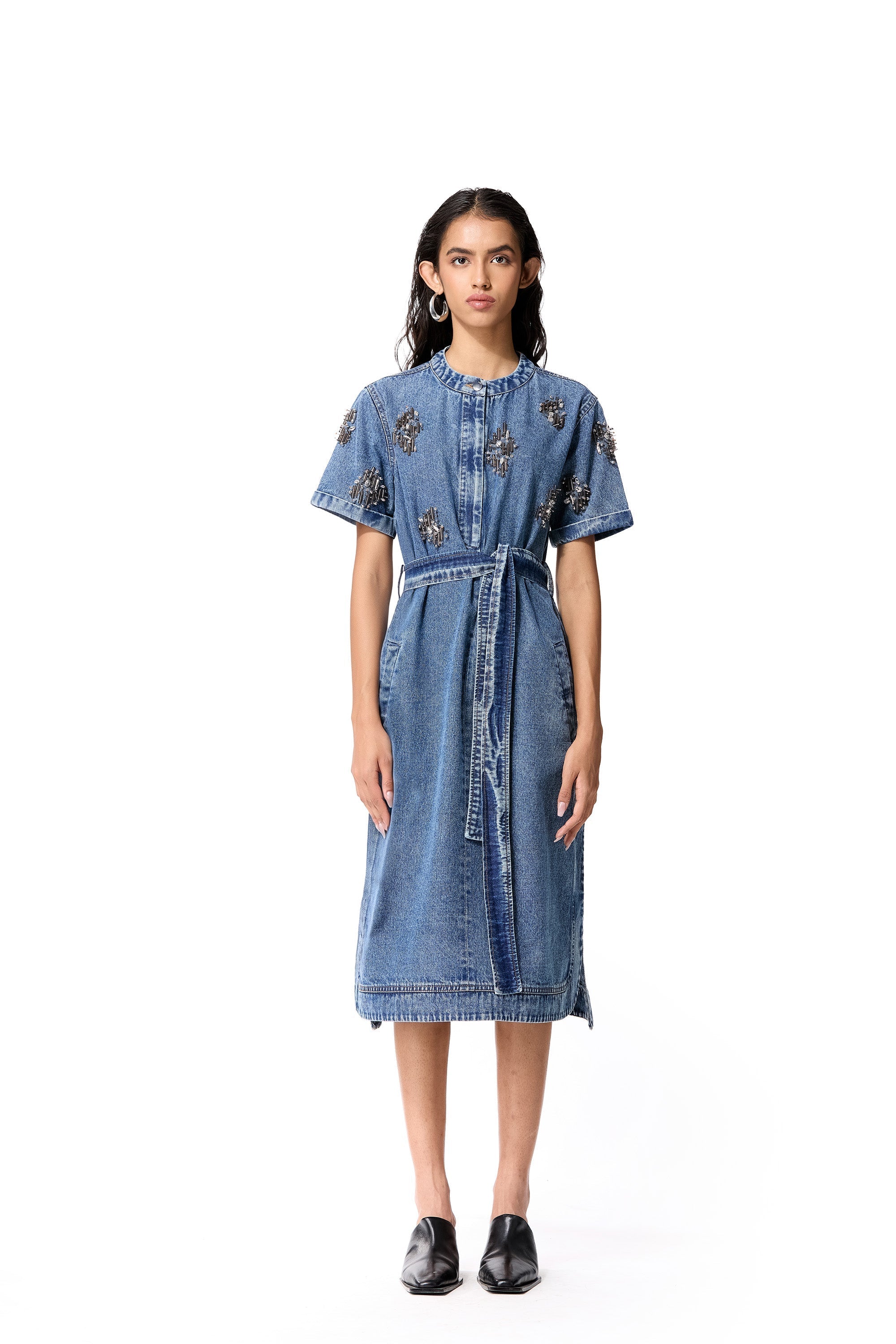 ARKONIA D ENIM DRESS - Kanika Goyal Label