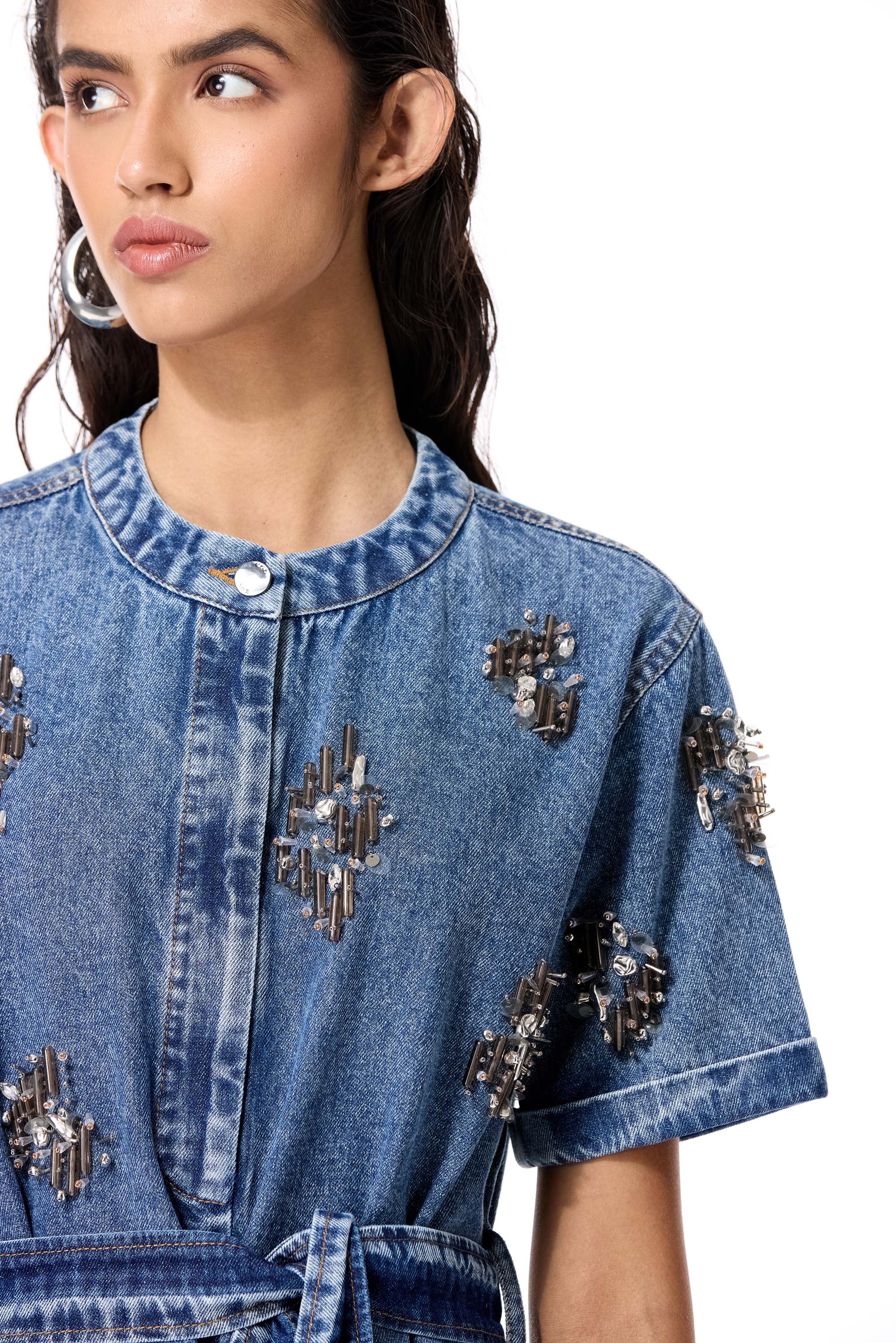 ARKONIA D ENIM DRESS - Kanika Goyal Label