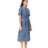 ARKONIA D ENIM DRESS - Kanika Goyal Label