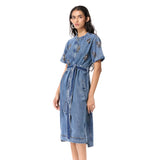 ARKONIA D ENIM DRESS - Kanika Goyal Label