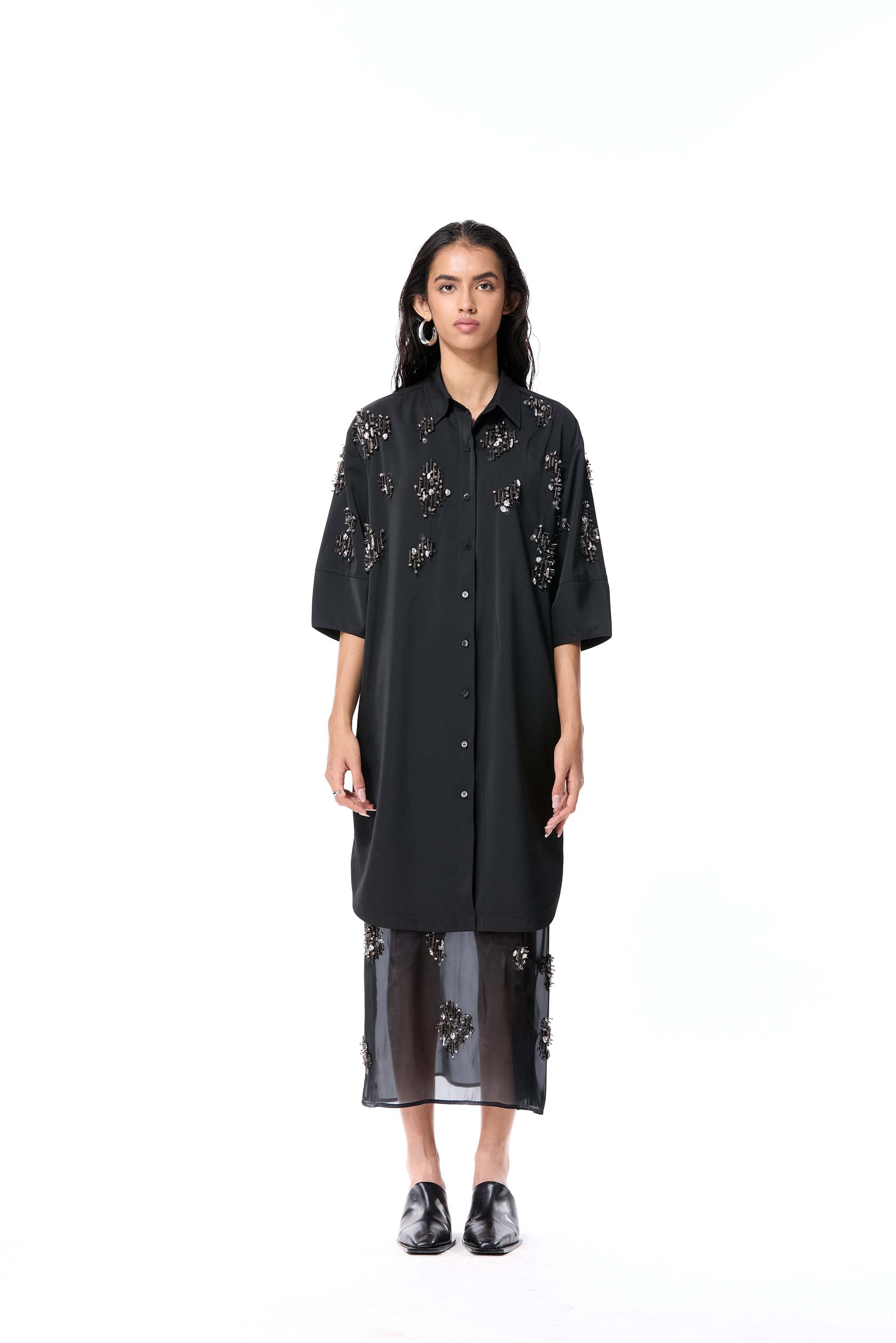 ARKONIA EMBELLISHED DRESS - Kanika Goyal Label