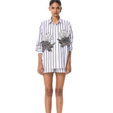'ASH FALL' EMBELLISHED SHIRT - Kanika Goyal Label