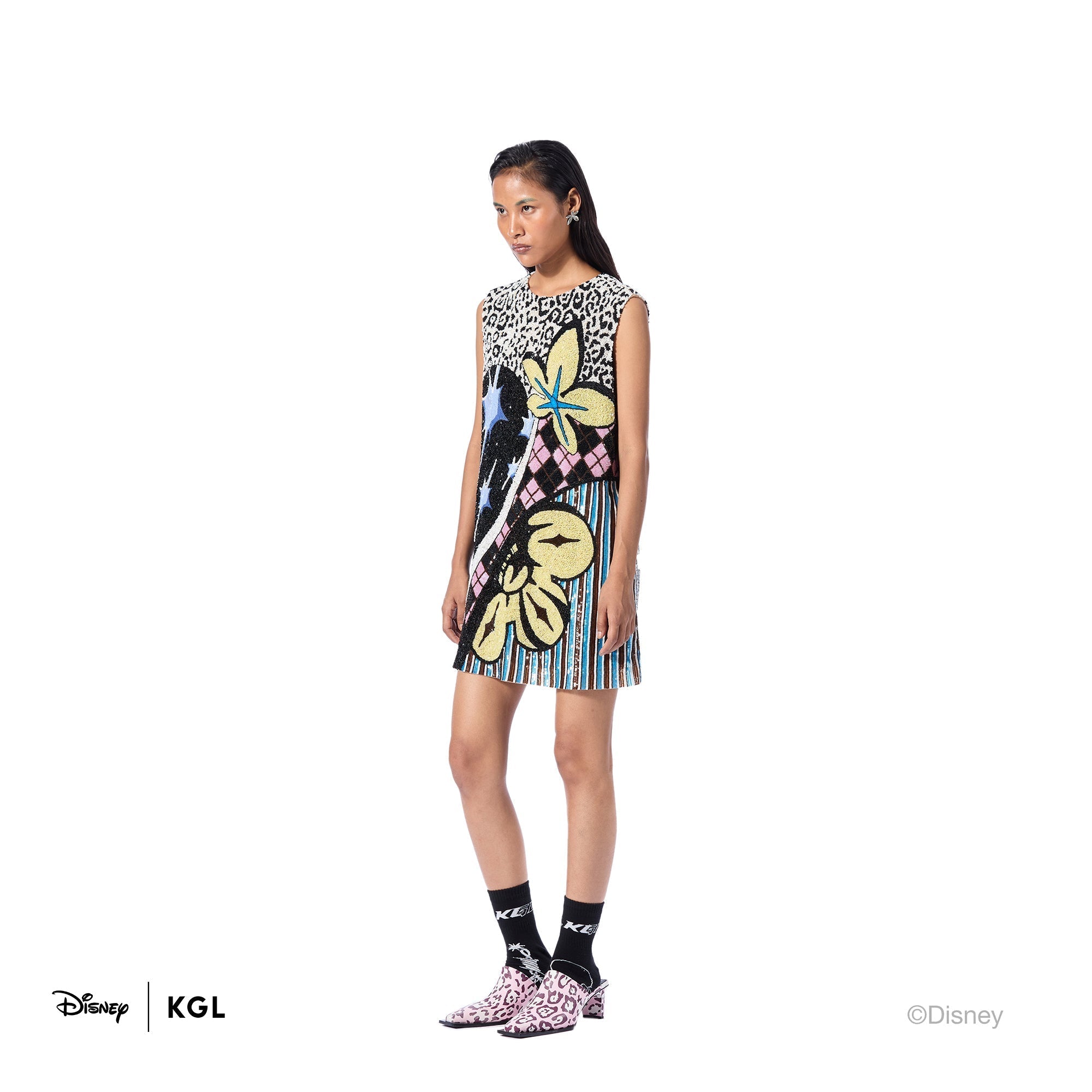 ASTRAL CAMO' EMBELLISHED DRESS - Kanika Goyal Label