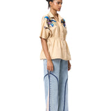 'ASTRAL KNOT' EMBELLISHED TOP - Kanika Goyal Label