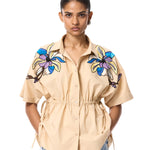 'ASTRAL KNOT' EMBELLISHED TOP - Kanika Goyal Label