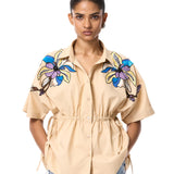 'ASTRAL KNOT' EMBELLISHED TOP - Kanika Goyal Label
