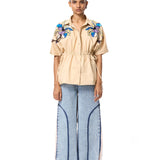 'ASTRAL KNOT' EMBELLISHED TOP - Kanika Goyal Label