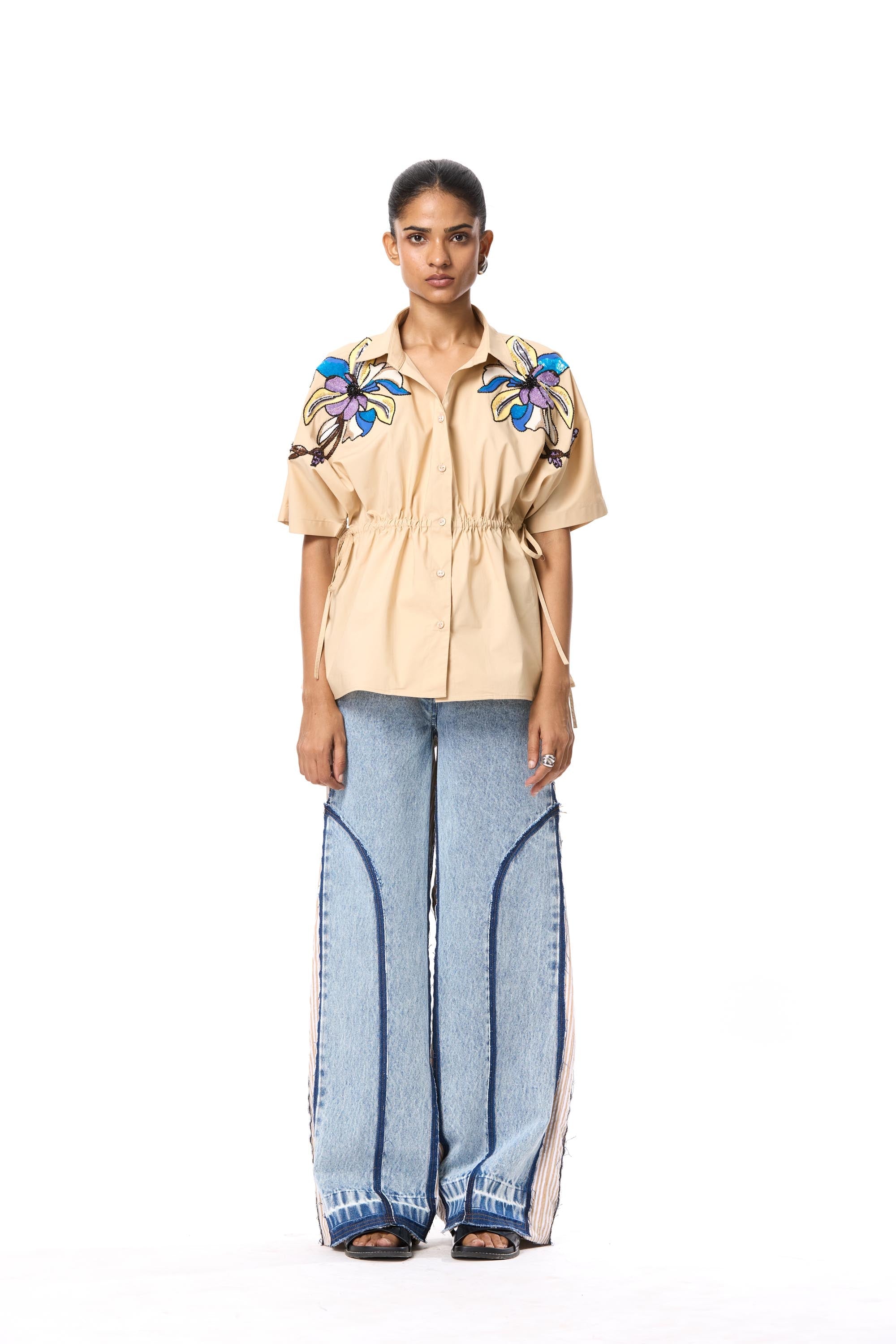 'ASTRAL KNOT' EMBELLISHED TOP - Kanika Goyal Label