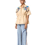 'ASTRAL KNOT' EMBELLISHED TOP - Kanika Goyal Label