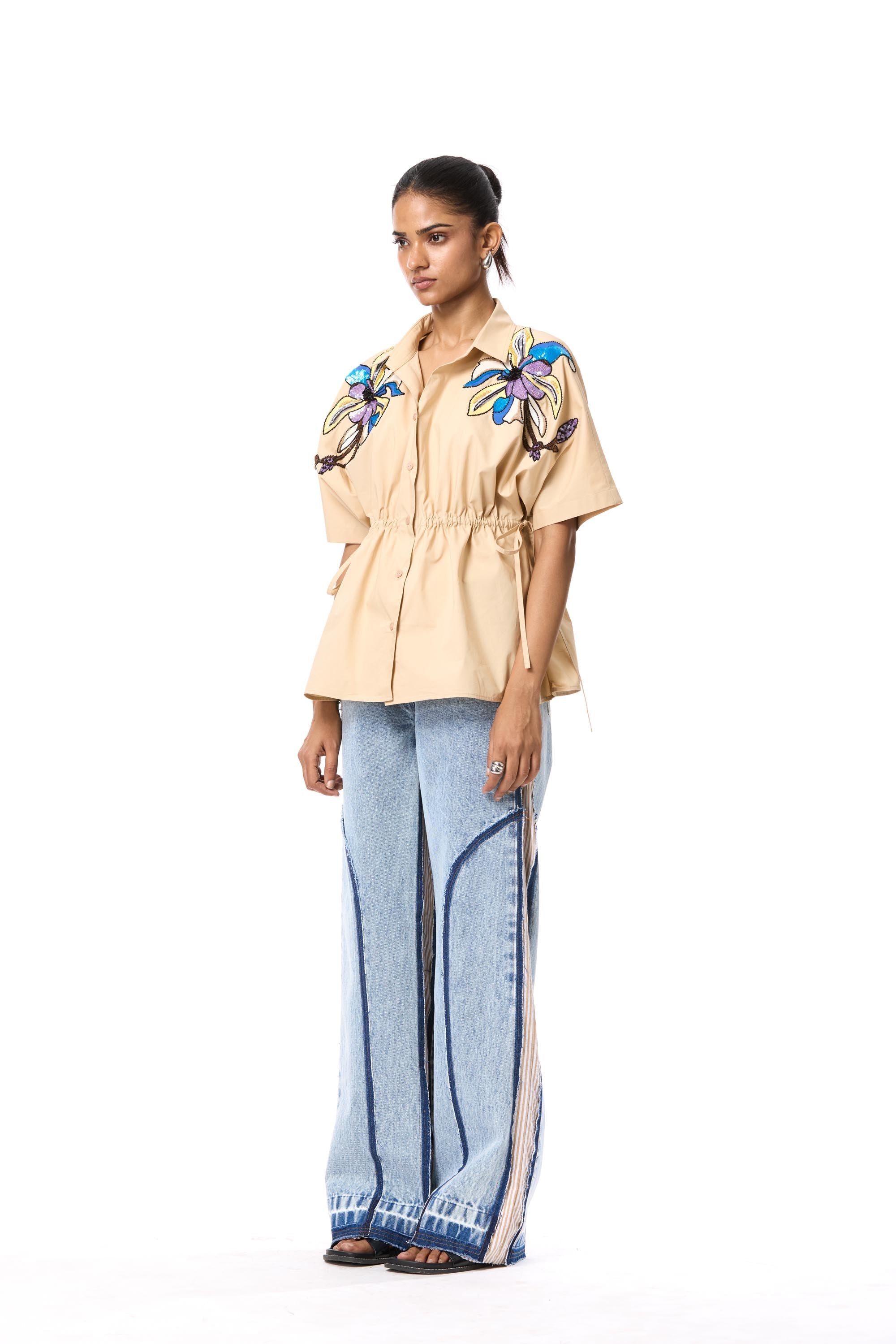 'ASTRAL KNOT' EMBELLISHED TOP - Kanika Goyal Label