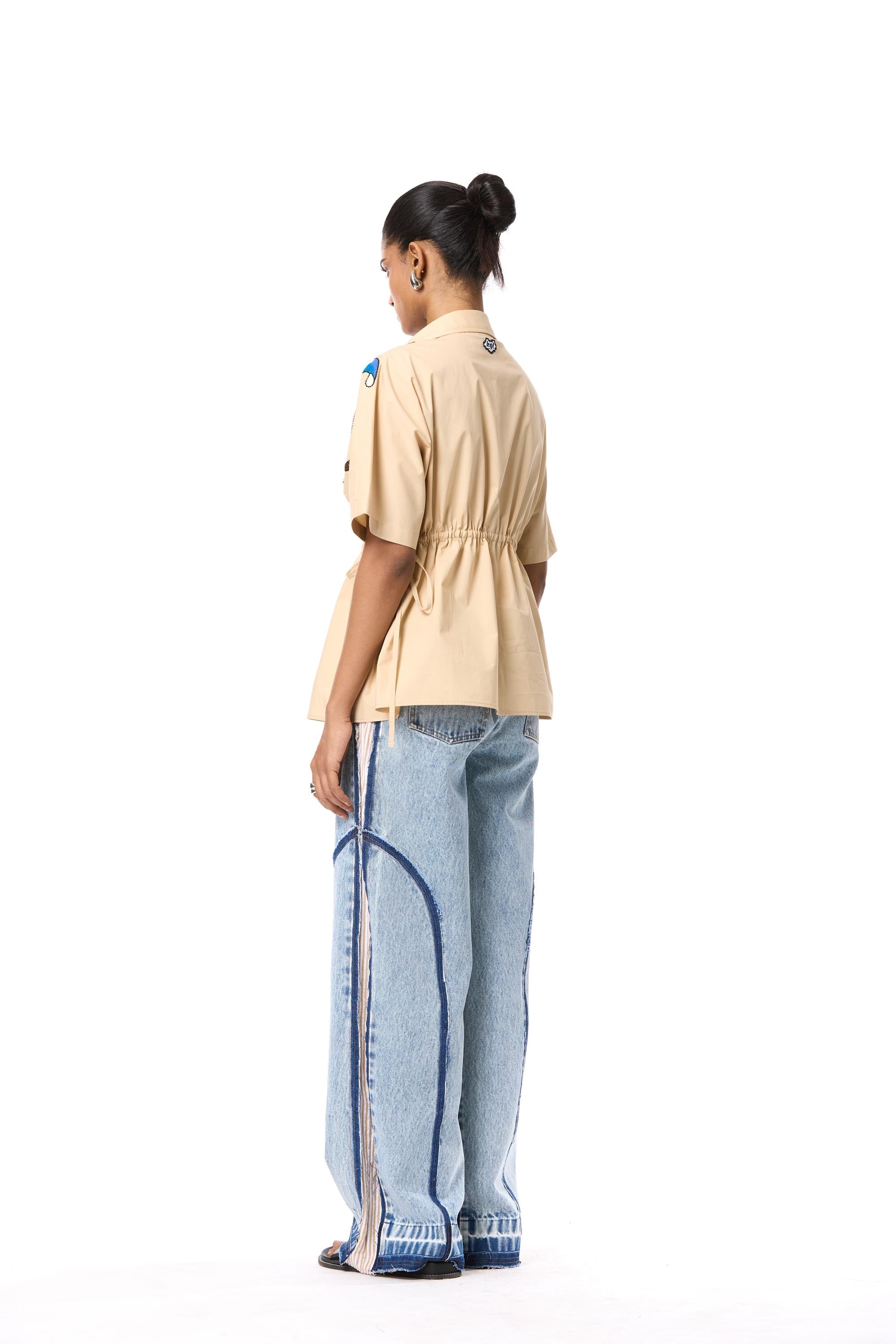 'ASTRAL KNOT' EMBELLISHED TOP - Kanika Goyal Label