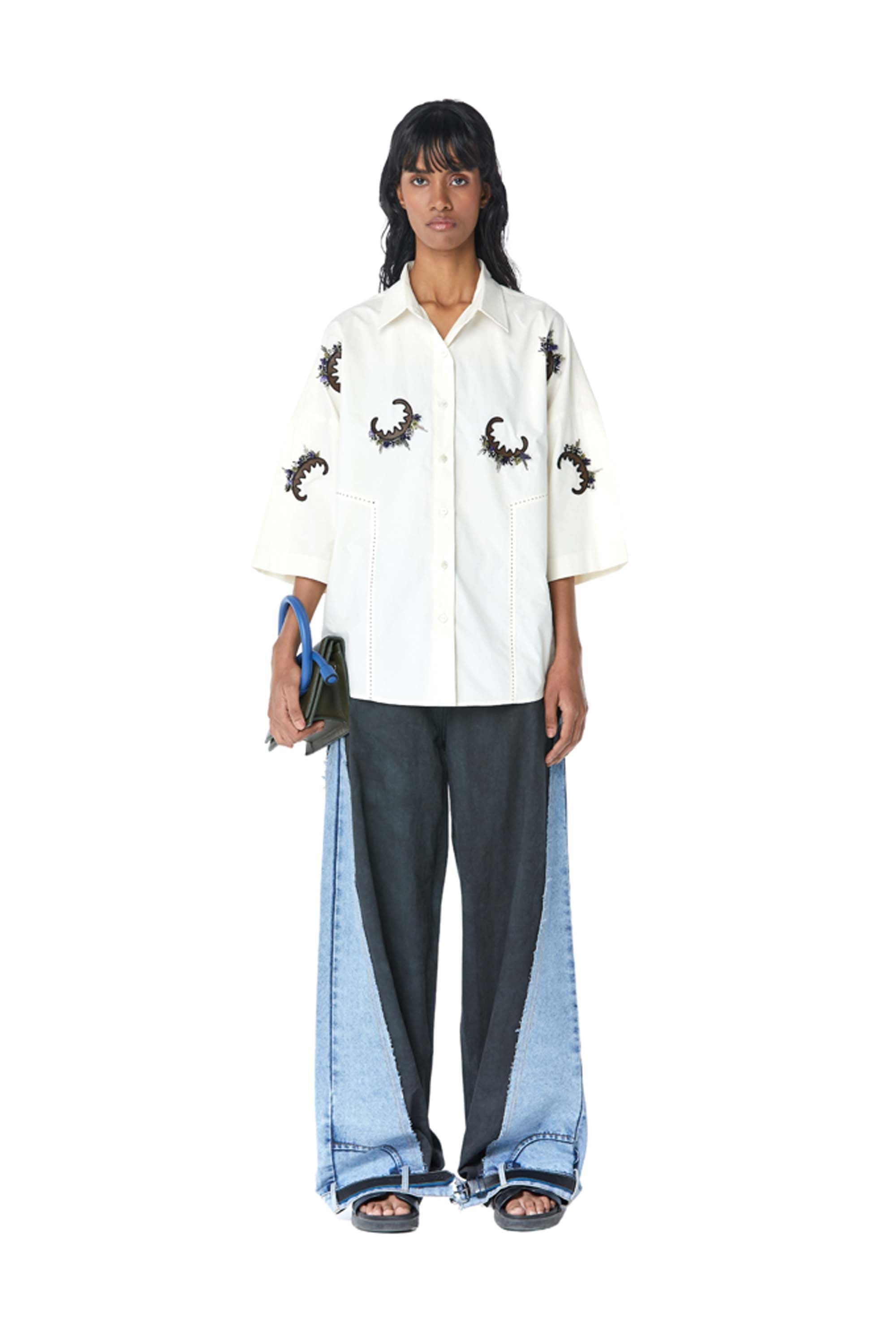 ‘ASTRID’ Embellished Shirt - Kanika Goyal Label