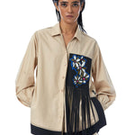 ASUKA' Embellished Shirt - Kanika Goyal Label