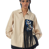 ASUKA' Embellished Shirt - Kanika Goyal Label